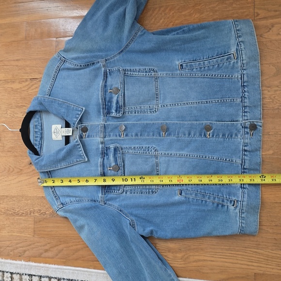 ST. JOHN'S BAY BRAND WOMEN'S LIGHT BLUE STRETCH JEAN JACKET SIZE XL - Picture 11 of 16